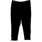 Belle by Kim Gravel Tall Coastal Crop Perfect Ponte Pants Size: 8T (Tall) Black Size undefined Photo 1