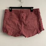 Mossimo Denim Dusty pink high rise jean shorts with floral lace size 12 Photo 2
