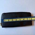 Boutique  Vegan Leather Multiple Pockets Gold Zipper Purse Wallet Clutch Black Photo 5