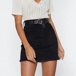 Nasty Gal  black denim skirt Photo 0