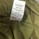 Jones New York Jones NY Cap Sleeve Olive Green Blouse Rhinestone Accent Women's Sz M/L Office Photo 7