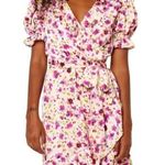 MISA Los Angeles 💕💕 Floral Ruffle Wrap Mini Dress M Medium NWT Photo 0