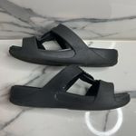 Crocs Women's Black Dual Comfort Monterey Diamante Wedge Slide Sandals Sz 11 Photo 4