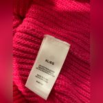 Vince Camuto NWT Size XL Pink Ribbed Knit Bauble Sleeve Oversized Sweater Photo 12