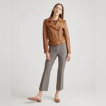 Quince NWT  Second Skin High Neck Cocoa Brown Bodysuit Sz M Photo 5