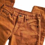 Levi's Vintage 90's Rust Burnt Orange 511 Slim Fit Jeans W30 L32 Mid-Rise Photo 5