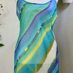 Victoria's Secret Victoria’s Secret Collection Women’s Sheer Striped Slip Dress – Size M Photo 0
