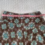 Dress Barn  Geometric Midi Skirt,‎ Green and Brown. Size: 14 Photo 4