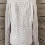Ep Pro White Cable Knit V Neck Sweater NWT Photo 3