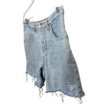 Rockies Relaxed High Rise Denim Cutoff Shorts Distressed Light Wash Size 3 Photo 3