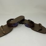 Stuart Weitzman Diamond Crystal Jewel Embellished Fringe Slip On Sandals Shoes Photo 2