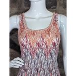 Sonoma Everyday‎ Tank Top Woman's Size Small Ribbed Multi Colored Pattern Orange Photo 1