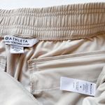 Athleta Brooklyn Textured Leopard Joggers Abalone Beige Cream Size 10 Photo 3