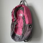 The North Face  Backpack Pink Grey Kids Youth School Travel Bag Photo 2