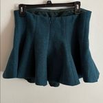 Anthropologie Mare Mare Strapless Peplum Pleated Top Small Turquoise Felt Photo 5