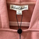 For Love & Lemons NWT  Leisure Cropped Pink Hoodie Size Small Photo 3