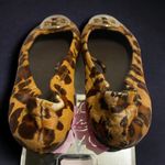 Tory Burch Leopard/Gold Reva-Haircalf Leather Ballet Flats Size 7M Photo 8