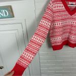 American Eagle NWT  Winter Nordic Holiday Patterned Cropped Knit Sweater Size M Photo 5