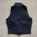 Fabletics NEW Bluebell Midi Sports Bra Full Zip Black Crop Tank Padded XS NWOT Photo 7