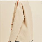 Paper Crane Sherpa Piping Trim Cardigan Photo 1