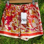 ZARA  Women’s Flowy Printed Shorts NWT Photo 3