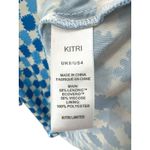 KITRI Rosalie Blue And White Mini dress Blue And White Flare Dress Size 4 Photo 5
