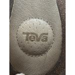 Teva Womens Ysidro Sandals Wedge Heel Ankle Strap Adjustable Beige Size 6.5 Photo 2
