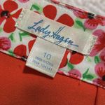 Lady Hagen  golf skort women’s size 10 skort summer  floral zip striped pink Photo 8