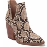 Abound  Kayla Snake Embossed Block Heel Booties size 6 Photo 6