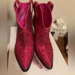 Jessica Simpson Zadie2 Women's Boots shimmer Fuschia Size 8 Photo 7