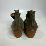 Sofft Westwood ll green suede ankle boots women’s size 10 boho Business Casual Photo 4