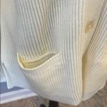 Liz Baker Cream Ribbed Cardigan with Pockets  large Photo 1