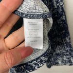 Kenar BNWT!  Women's Navy Patterned Boxy Crop Top Size L Photo 3