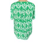 Collective Concepts ‎ green and white blouse medium Photo 4