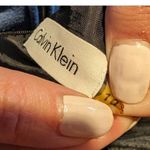 Calvin Klein black long maxi dress sleeveless back zip summer minimal size 10 Photo 9