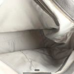 Tod's Medium Flower Shoulder Bag Grey Ruched Grainy
Leather Photo 9