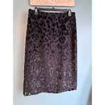 J.Crew Blend Black Leopard Print Pencil A Line Skirt NEW Photo 1