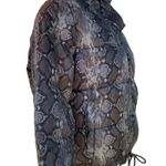 Ashley Outerwear by 26 Grey Snake Print Puffer Jacket Photo 1