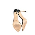 La Femme FEMME LA The Ford Clear Open Toe Mules Heels Slippers Photo 6