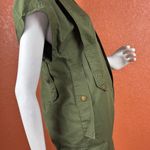 L'ATISTE Oversize Mint Green Utility Jumpsuit Button-Front Pockets S Small A3 Photo 6