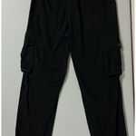 Black Cargo Utility Pants Bottoms Joggers Cargos Size S ⛓️ Photo 3
