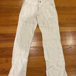 Banana Republic Women’s Size 6 100% Linen White Pant Cool Beach Dress Photo 0