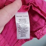 Trina Turk  Pink Textured Ruffle Dress Photo 5