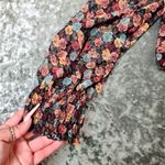 ZARA  Floral Ruffled Crop Top Photo 2