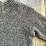 Vince Cashmere Alpaca Wool Long Sweater V-Neck Dress Charcoal Grey Extra Small Photo 9