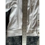 Talbots  Short Sleeve Jean Jacket White Size XL Stretch Classic Capsule Modern Photo 6