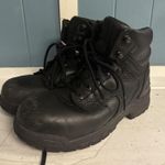 Timberland Pro Boots Women’s Size 6.5 M Steel Toe Work Black Leather 72399 Photo 6