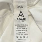 Adair Active Womens XL White Short Sleeve Zip Polo Athletic Golf Shirt Photo 4