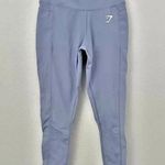 Gymshark | Dark Periwinkle Blue High Waist Leggings Soft Logo | Size Small Photo 0