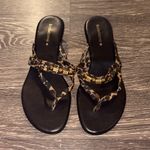 Liz Claiborne Cheetah kitten heel sandals Photo 0
